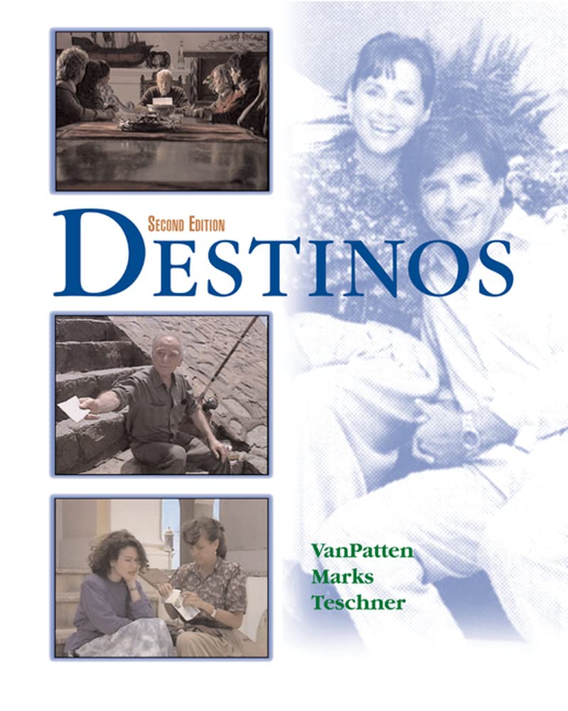 Destinos Student Edition w/Listening comprehension Audio CD, 2nd Edition