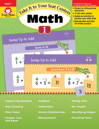 Take It to Your Seat Common Core Math Centers, Grade 1 (Take It to Your Seat Math Centers)