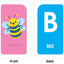 School Zone Alphabet Flash Cards: 56 Cards, Toddler, Preschool, Learn the ABC's, Letters, Phonics, Colorful & Fun Learning, Ages 3+