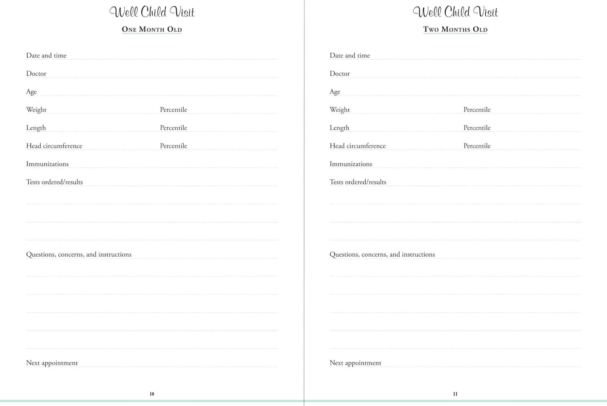 My Child's Health Record Keeper (Log Book)