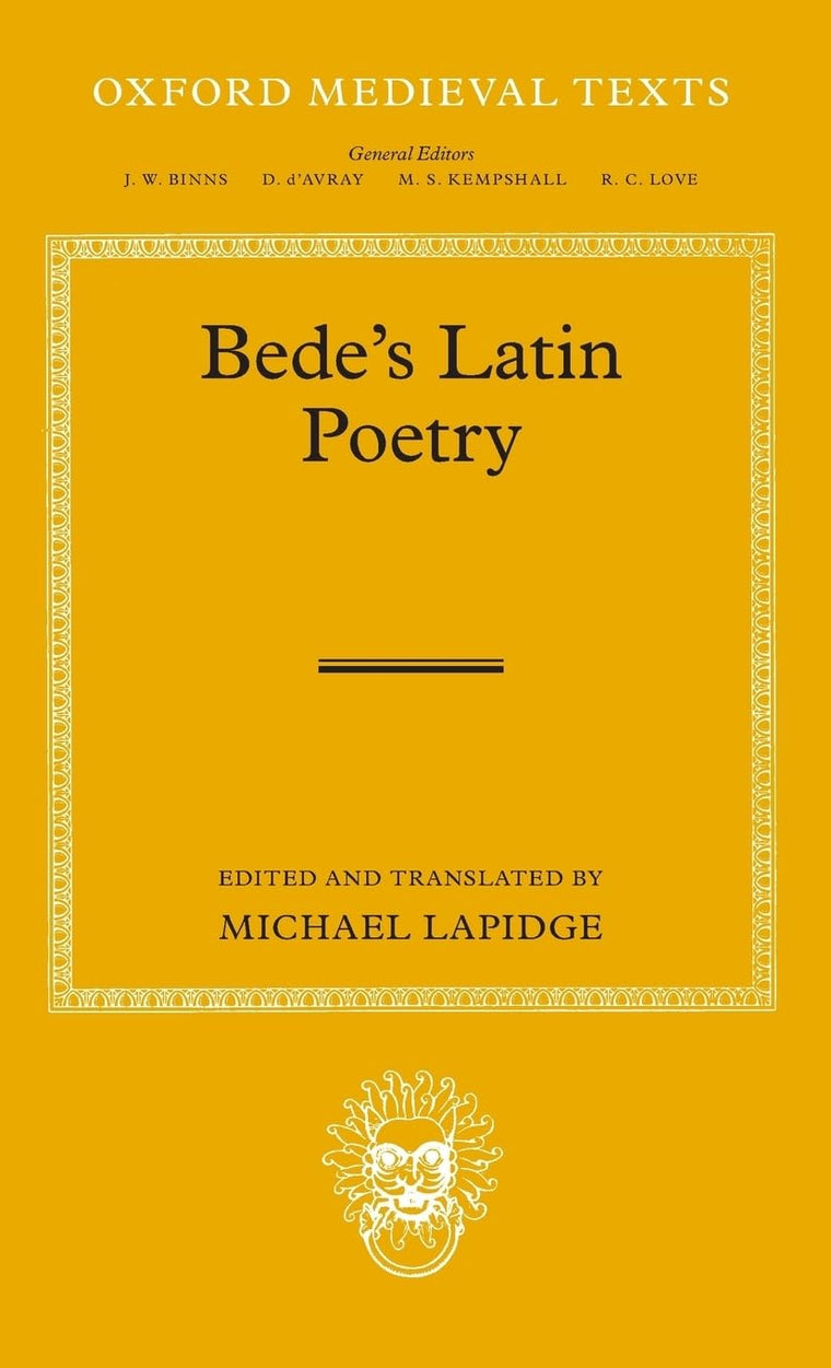 Bede's Latin Poetry (Oxford Medieval Texts)