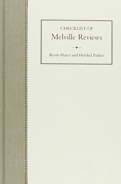 Checklist of Melville Reviews
