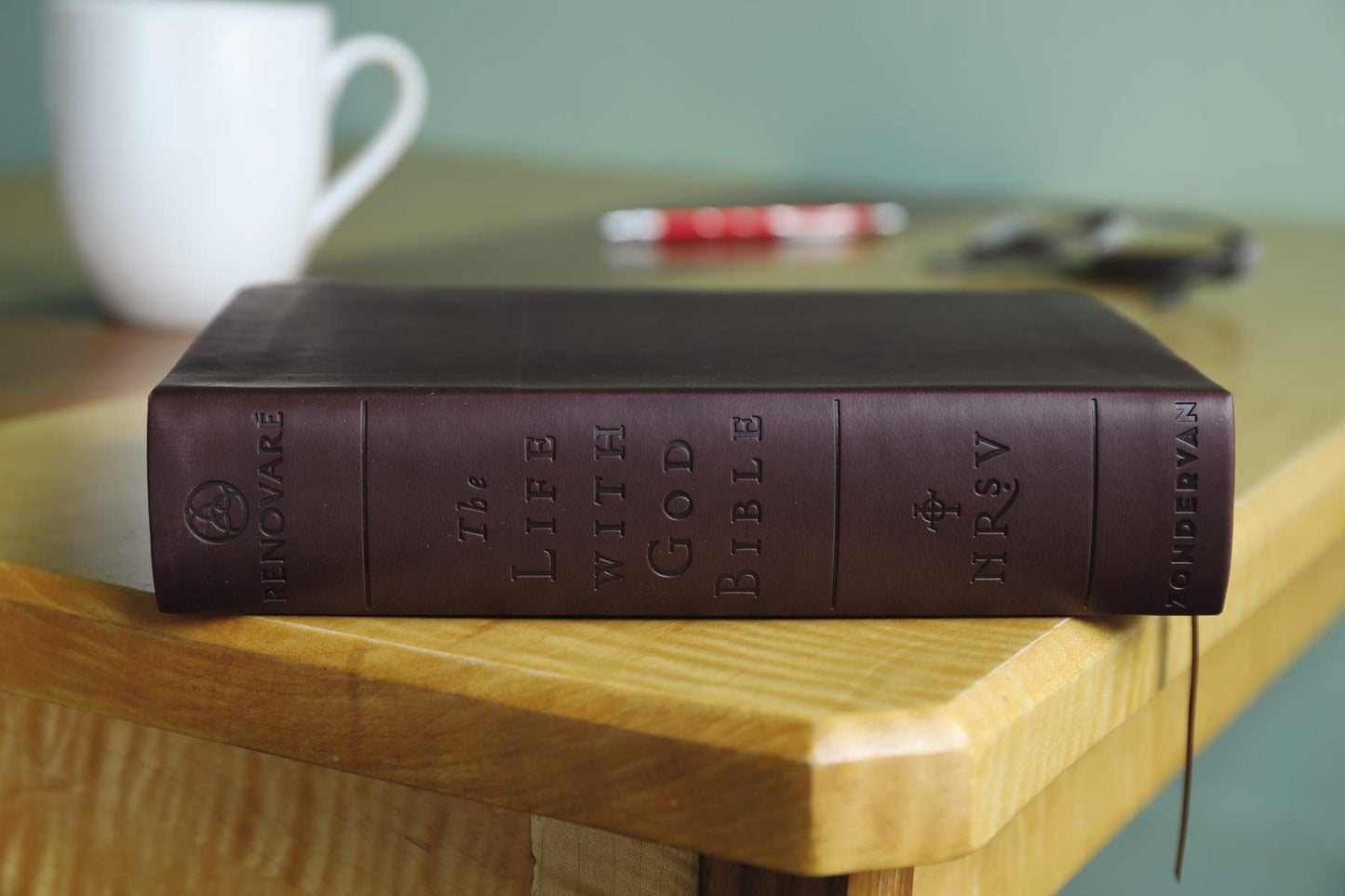 Life with God Bible NRSV Compact Burgundy Ital Leath
