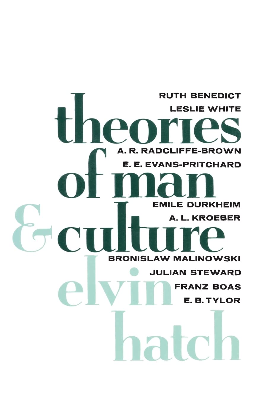 Theories of Man and Culture