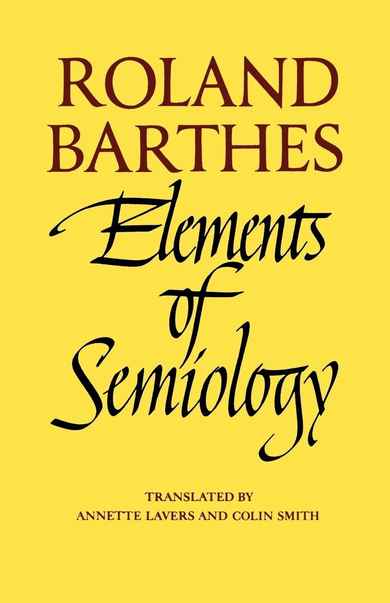 Elements of Semiology