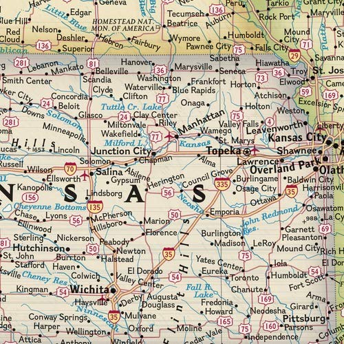 National Geographic United States Wall Map - Executive (Enlarged: 69.25 x 48 in) (National Geographic Reference Map)