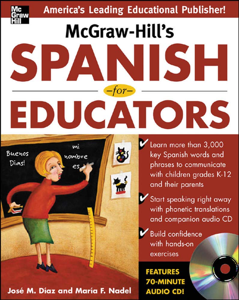 McGraw-Hill's Spanish for Educators w/Audio CD