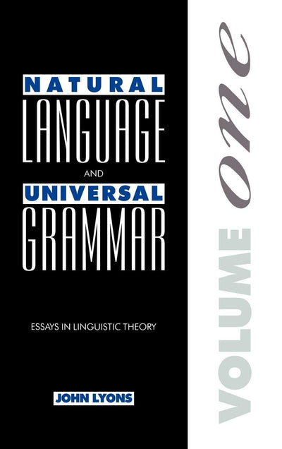 Natural Language and Universal Grammar: Volume 1: Essays in Linguistic Theory (Essays in Linguistic Theory, 1)