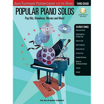 Popular Piano Solos - Third Grade Book/Online Audio (John Thompson's Modern Course for the Piano)