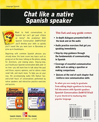 Spanish Conversation Demystified with Two Audio CDs