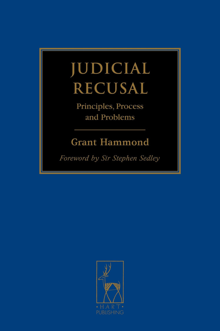 Judicial Recusal: Principles, Process and Problems