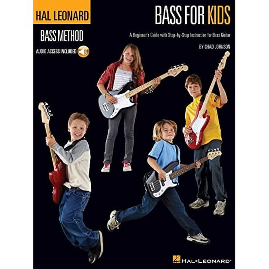 Bass for Kids - Hal Leonard Beginner Bass Method  Step-by-Step Lessons with Popular Songs  Learn Notes, Counting, and Technique  Online Audio ... Instruction Book (Hal Leonard Bass Method)