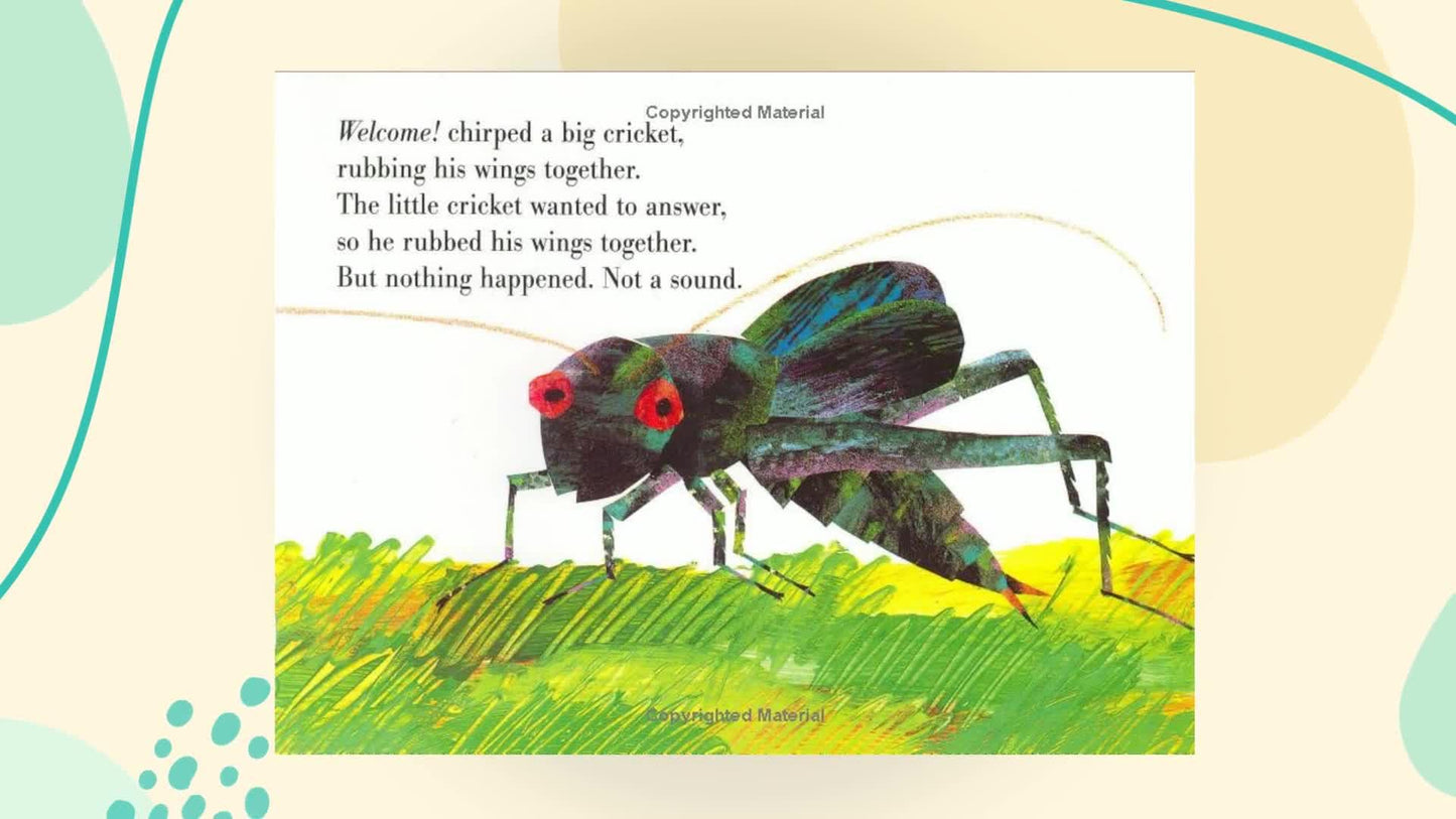 The Very Quiet Cricket Board Book by Carle, Eric