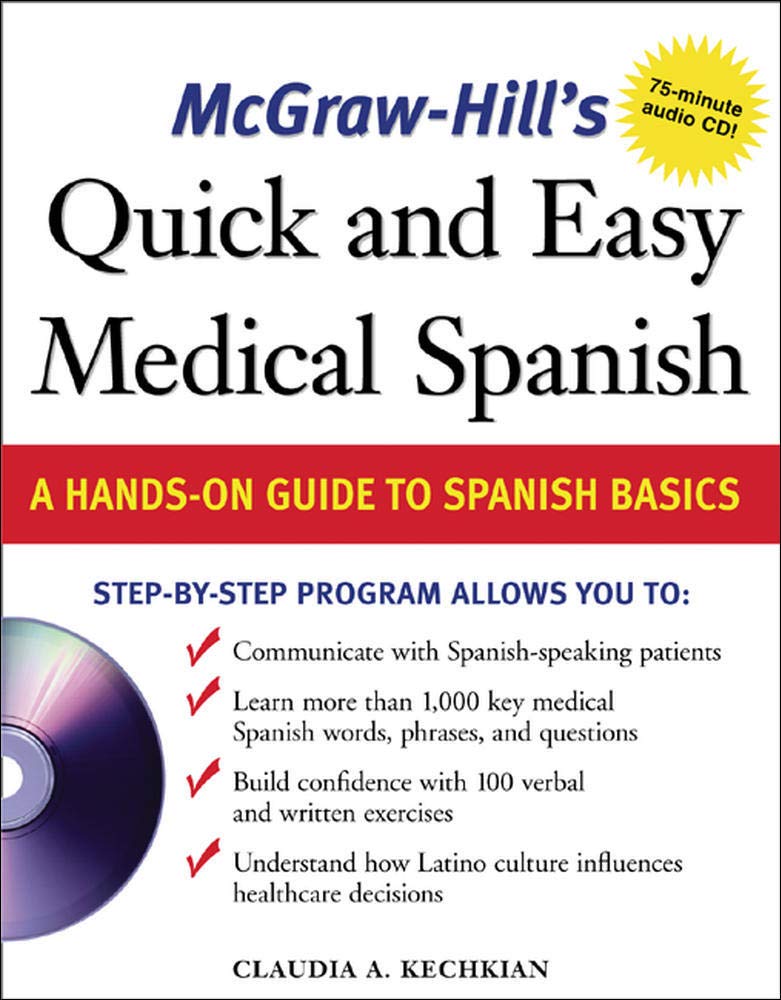 McGraw-Hill's Quick and Easy Medical Spanish w/Audio CD