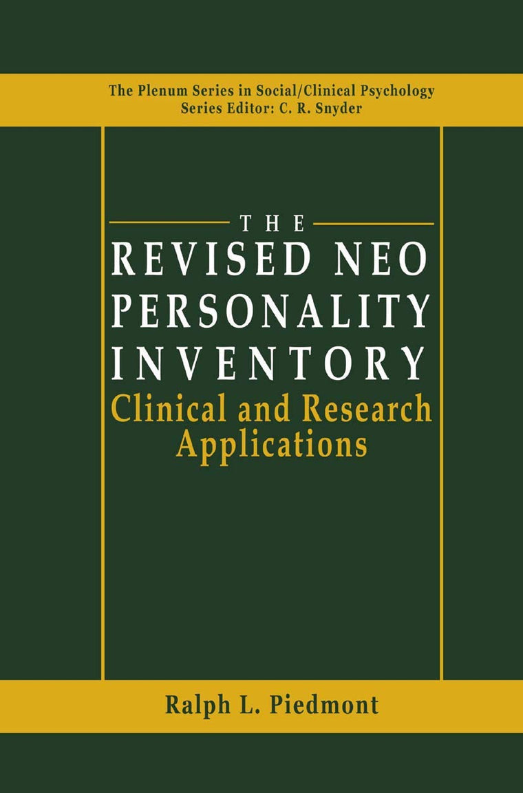 The Revised NEO Personality Inventory: Clinical and Research Applications (The Springer Series in Social Clinical Psychology)