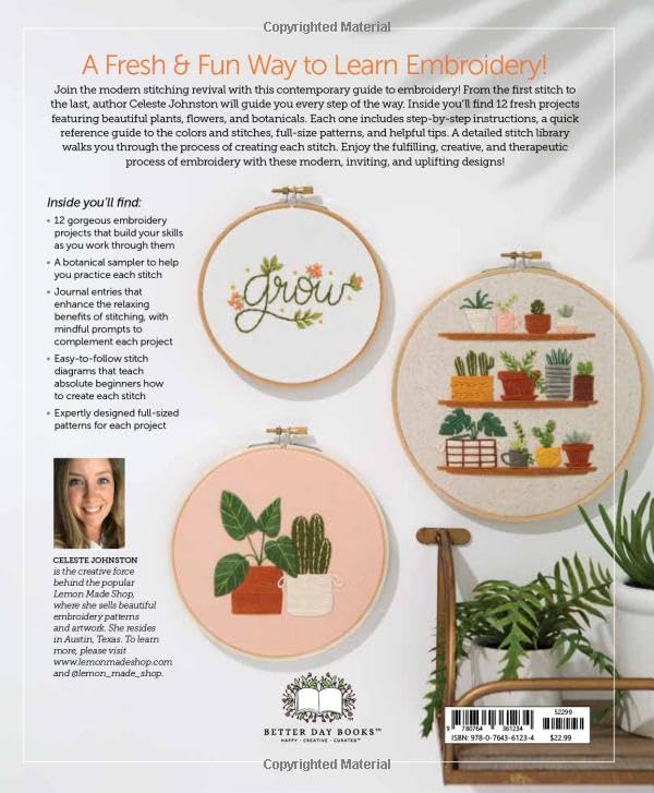 Freshly Stitched: Modern Embroidery for Absolute Beginners