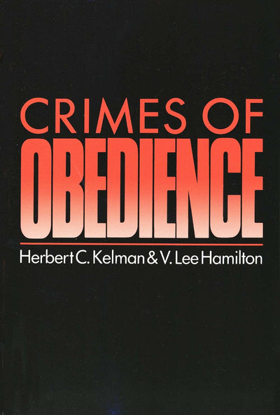 Crimes of Obedience: Toward a Social Psychology of Authority and Responsibility (Insert Data Here-)