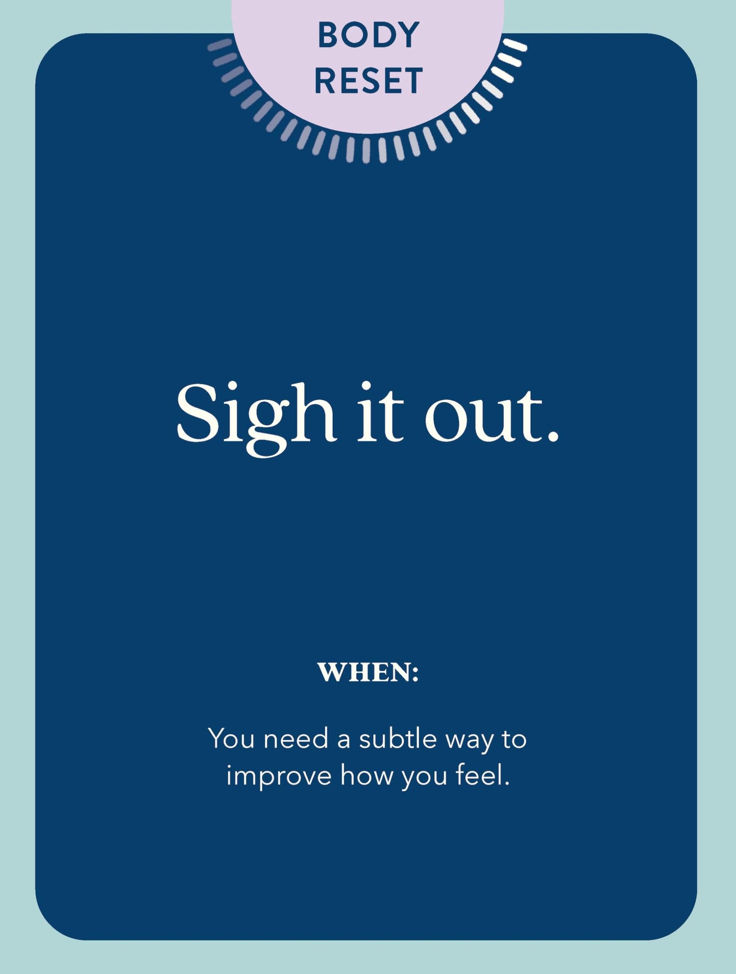 The Stress Resets Deck: 50 Cards to Help You Feel Better in Minutes
