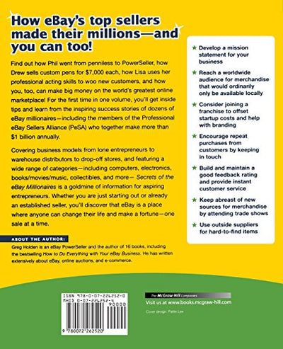 Secrets of the eBay Millionaires: Inside Success Stories -- and Proven Money-Making Tips -- from eBays Greatest Sellers