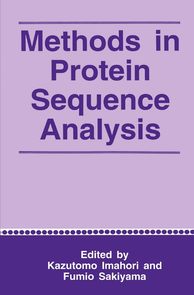Methods in Protein Sequence Analysis (NATO Asi Series. Series B, Physics)