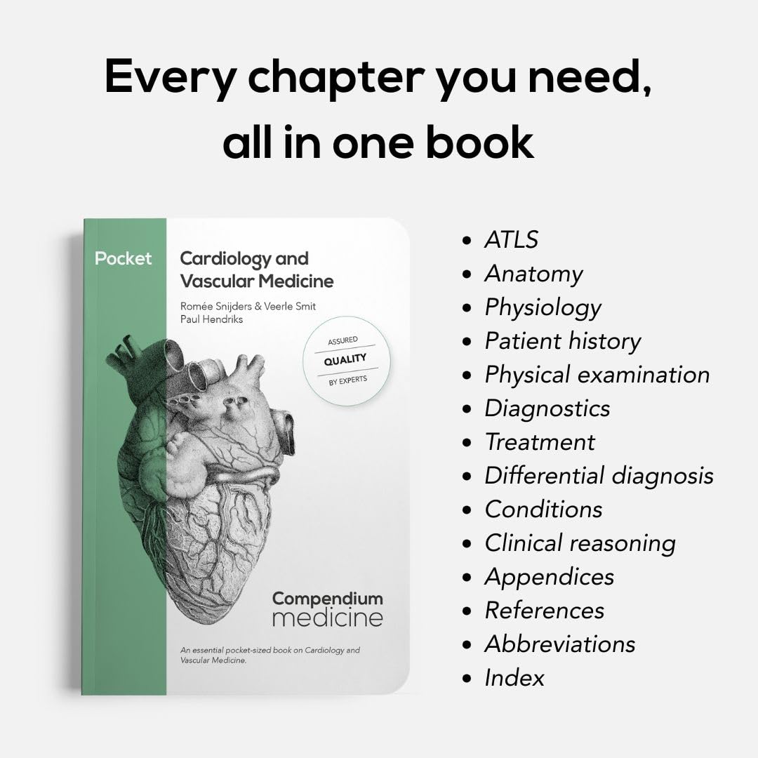 Pocket Cardiology and Vascular Medicine: An essential pocket-sized book on Cardiology and Vascular Medicine. (Compendium Medicine)
