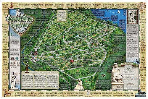 Bonaventure Cemetery Illustrated Map