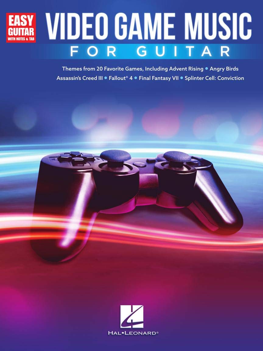 Video Game Music for Guitar  20 Game Themes for Easy Guitar with Notes, TAB and Chord Diagrams  Easy Guitar Songbook Sheet Music Collection for Gamers and Students