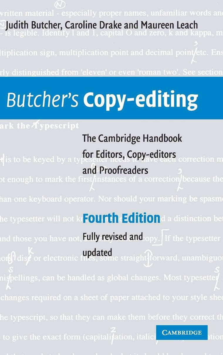 Butcher's Copy-editing: The Cambridge Handbook for Editors,
