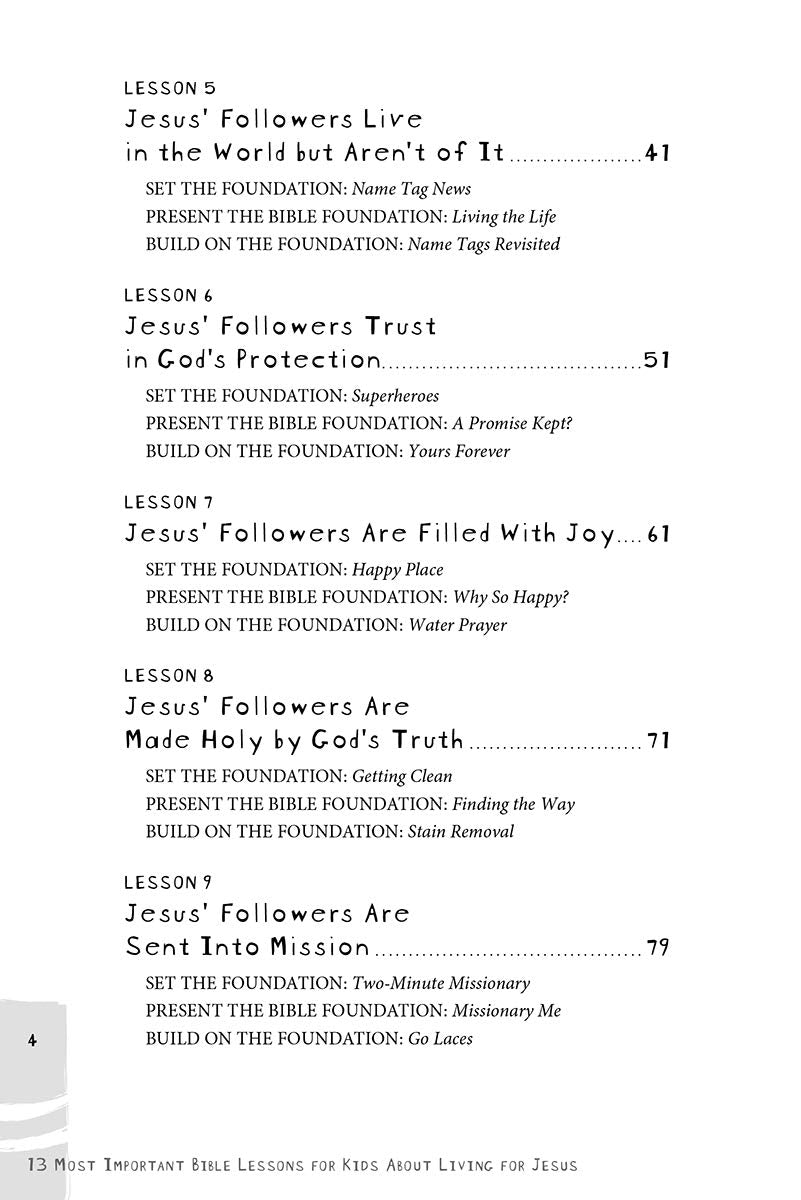 13 Most Important Bible Lessons for Kids About Living for Jesus