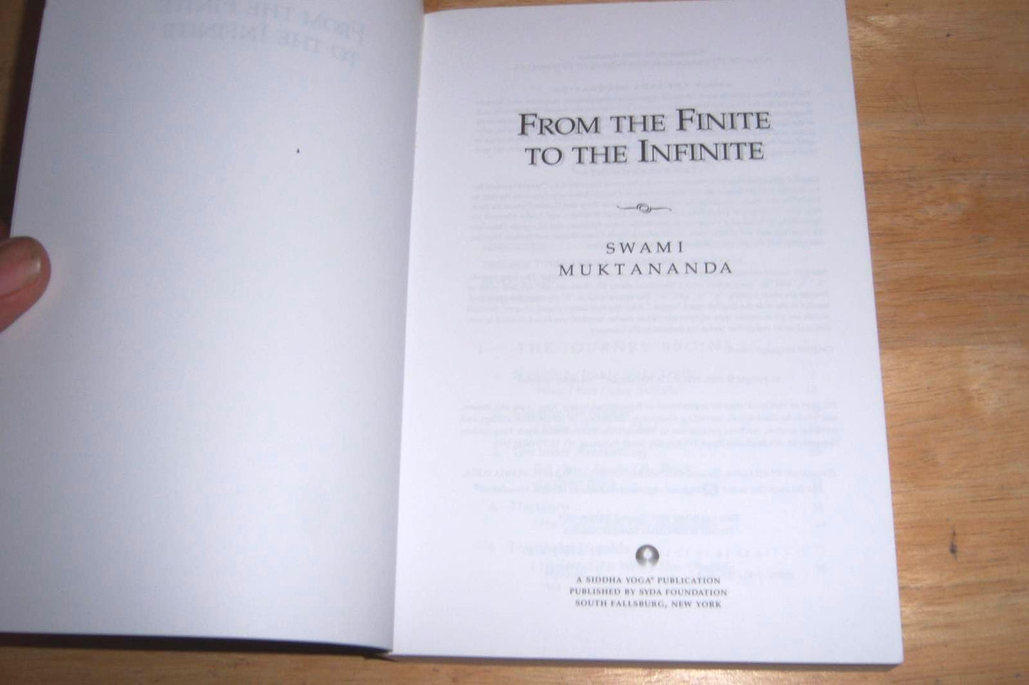 From the Finite to the Infinite