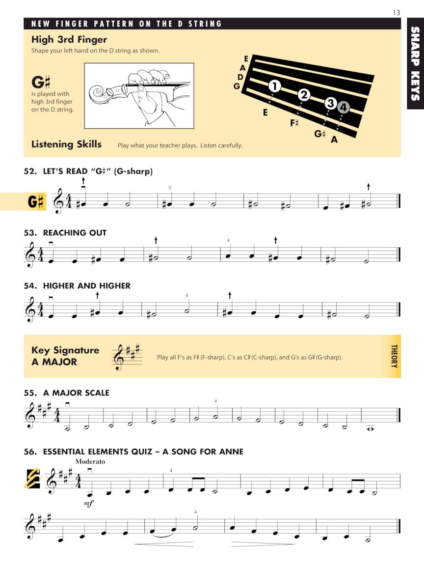 Essential Elements for Strings - Violin Book 2 with EEi Online Resources  Intermediate Violin Method and Sheet Music for Students and Teachers  Build Technique, Rhythm, and Musical Skills
