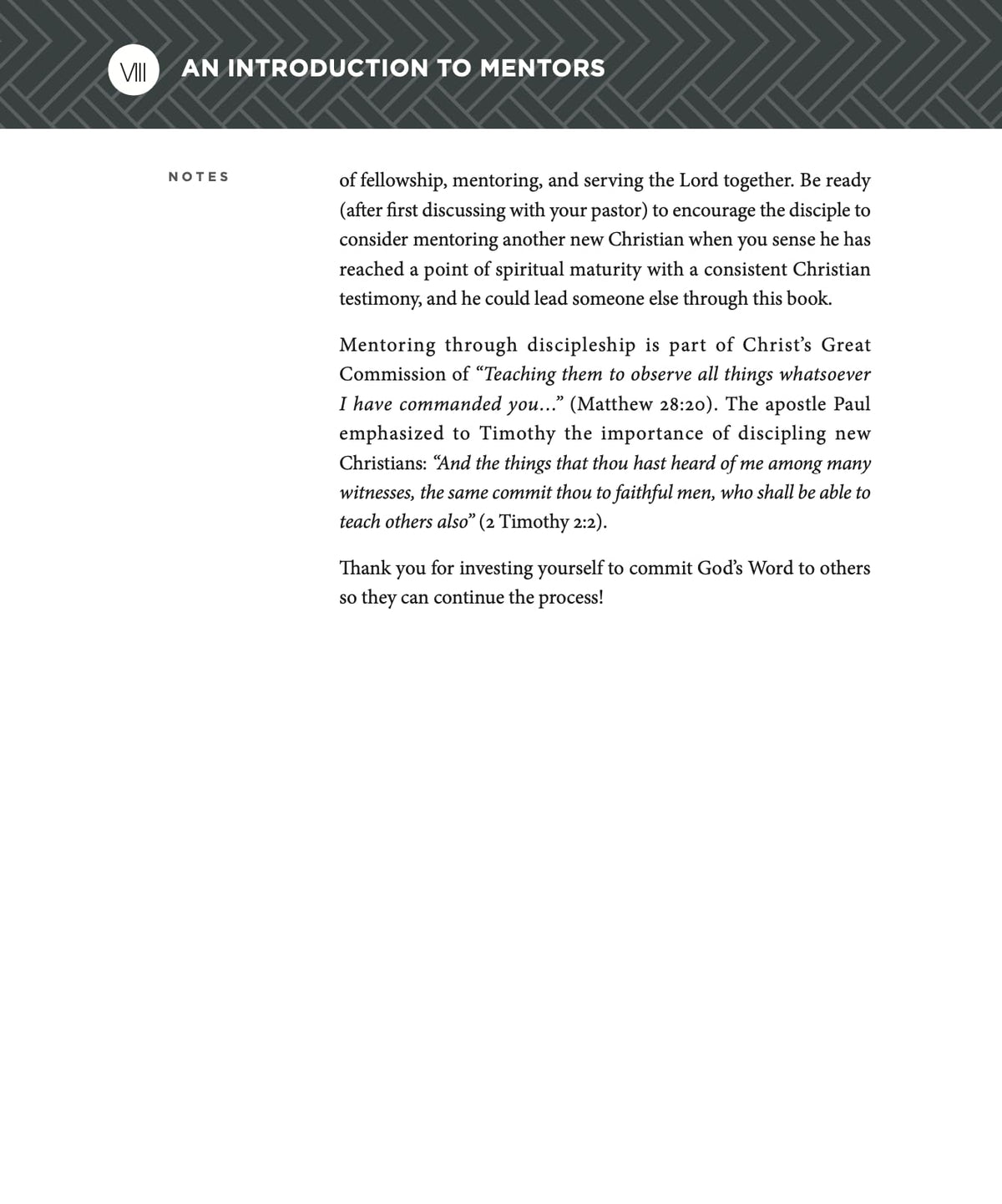 Continue: A Biblical Journey in Personal Discipleship