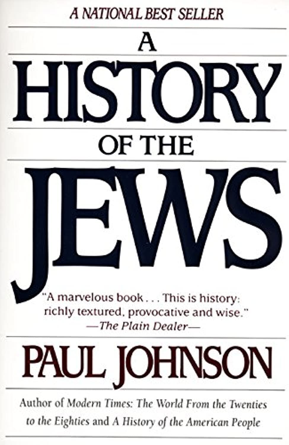 A History of the Jews by Paul Johnson