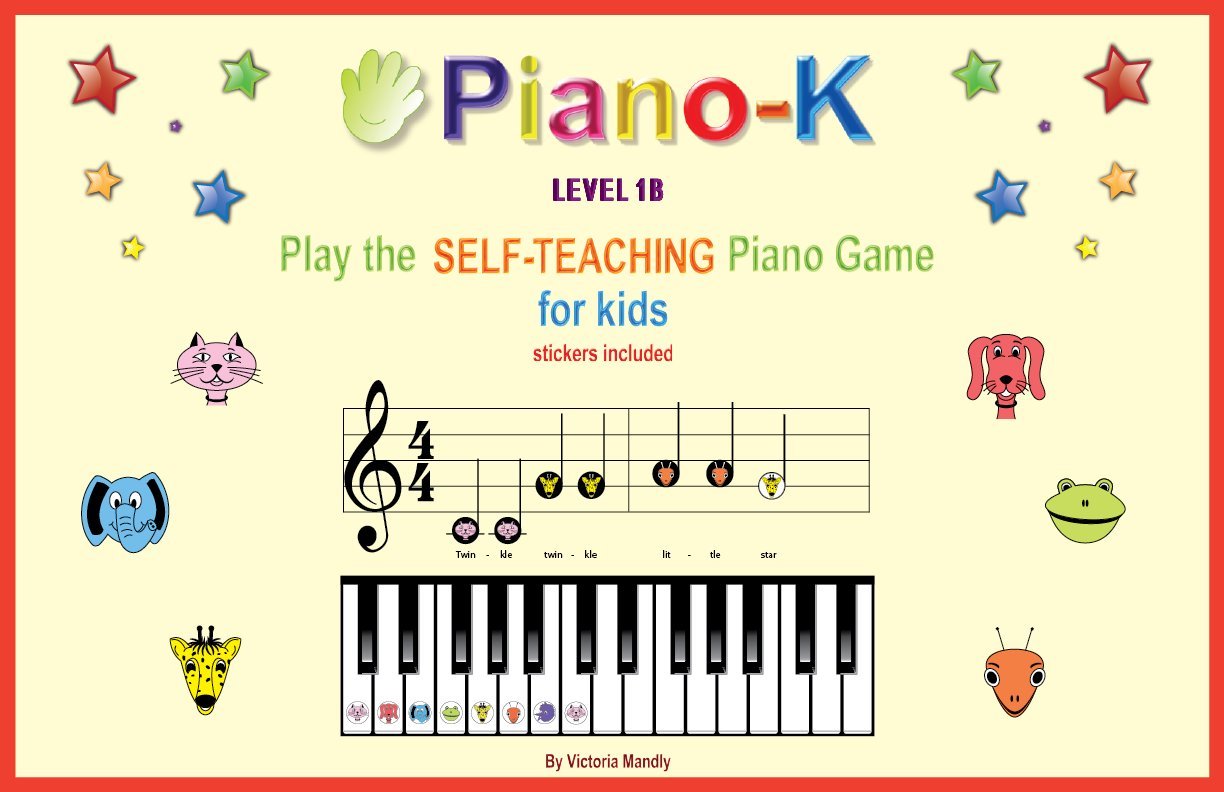 Play the Self-Teaching Piano Game for Kids. Level 1B. Piano-K
