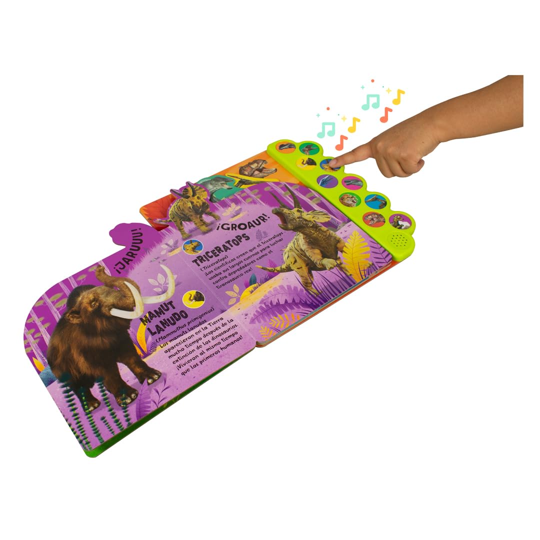 tras! parram! groar! escucha Sonidos de Dinosaurios! (Crash! Stomp! Roar!) en espaol (Spanish Language Edition) (Spanish Edition)