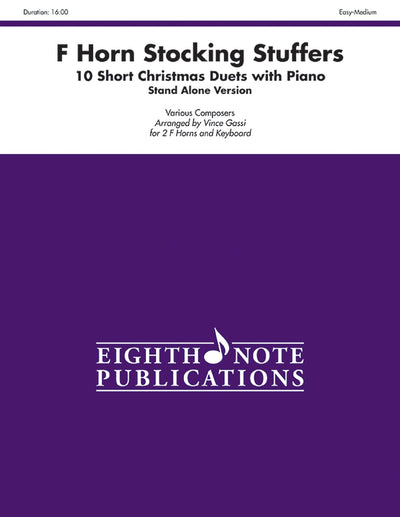 Stocking Stuffers (stand alone version): 10 Short Christmas Duets with Piano, Part(s) (Eighth Note Publications)