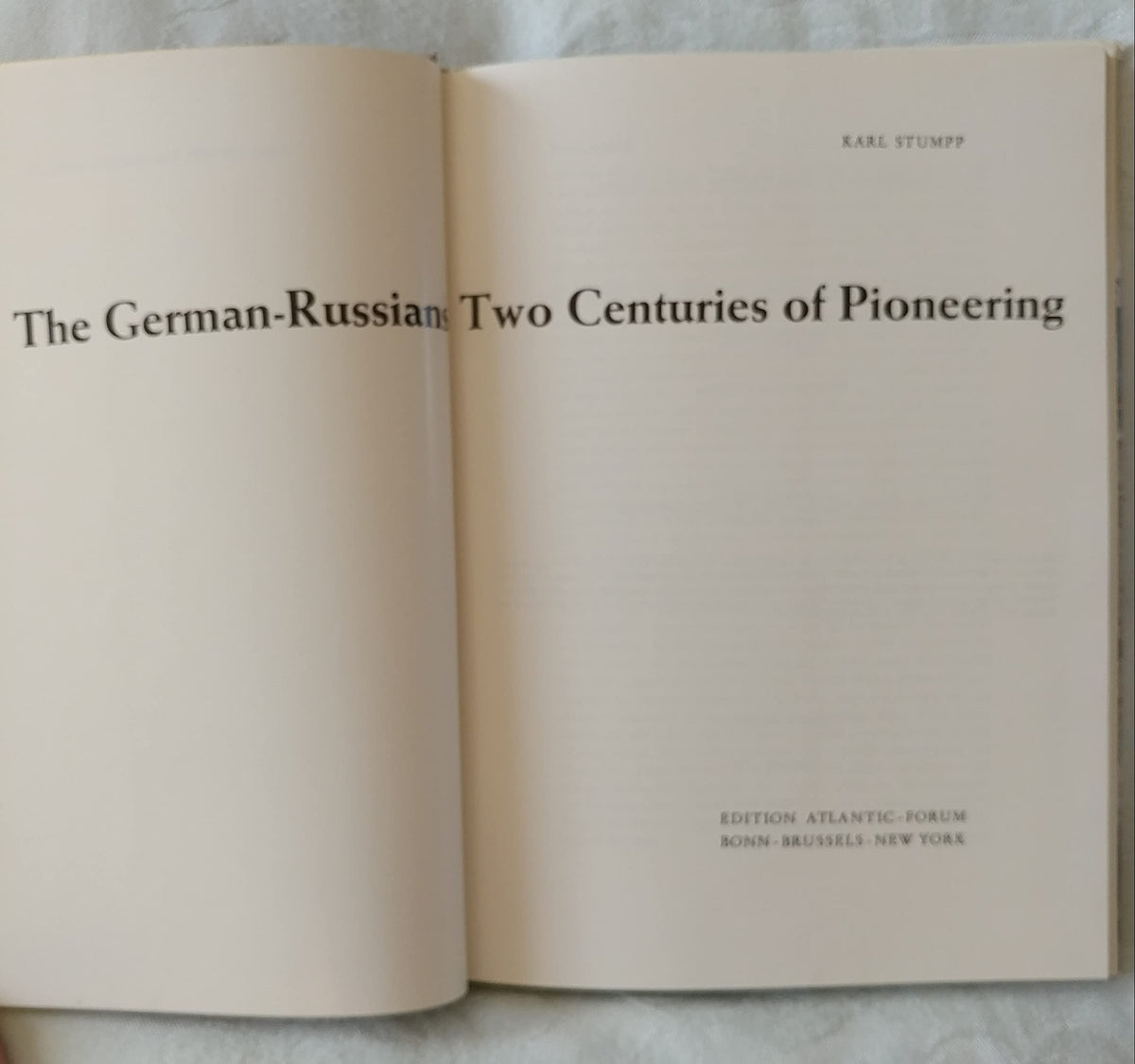 German-Russians: Two Centuries of Pioneering
