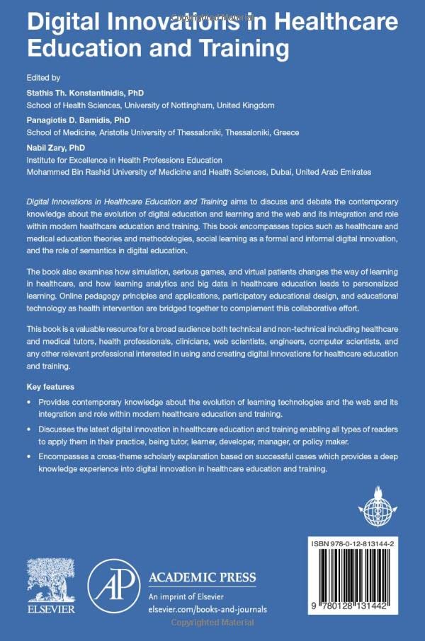 Digital Innovations in Healthcare Education and Training