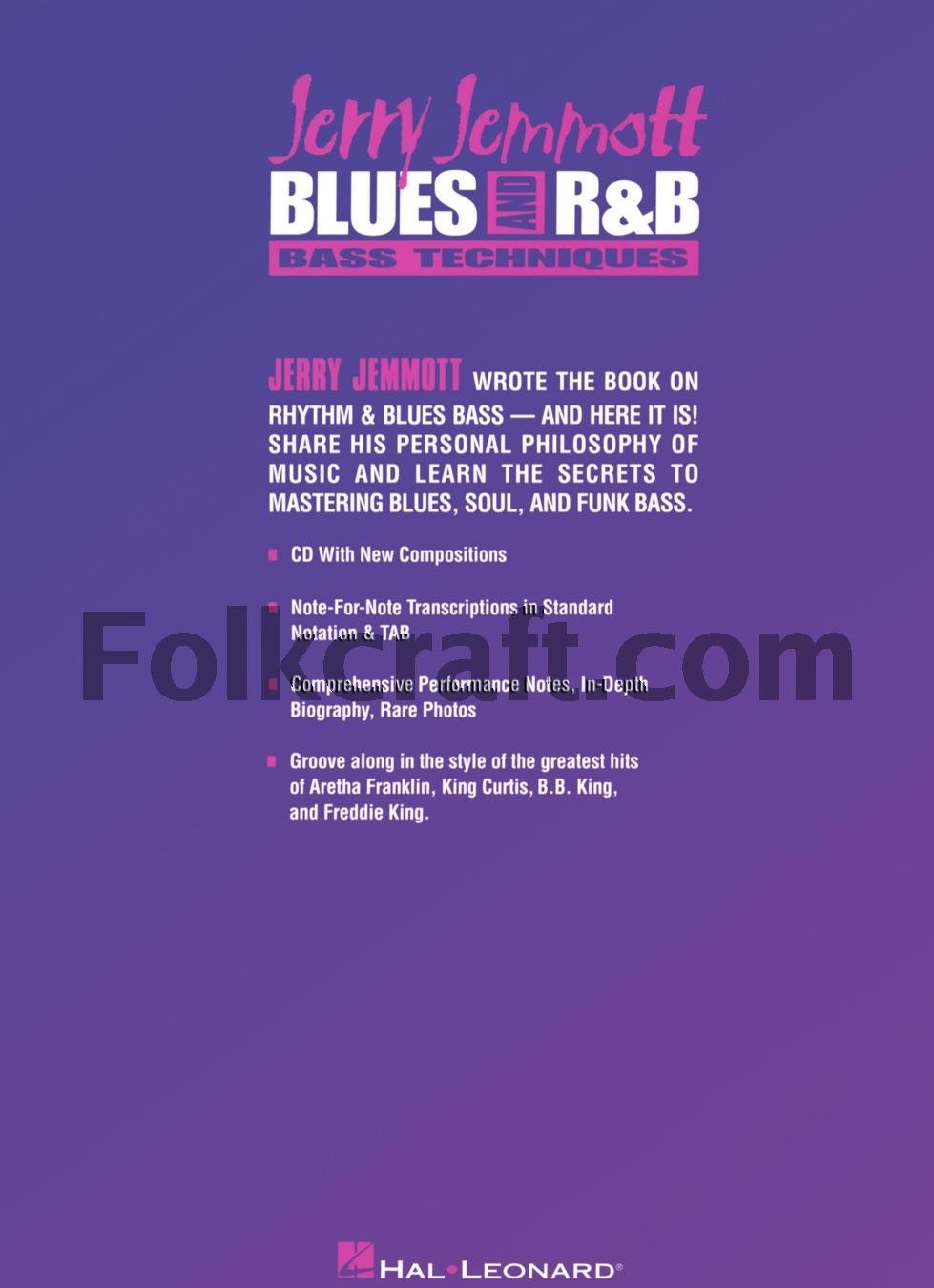 Jerry Jemmott - Blues and Rhythm & Blues Bass Technique (Bass Builders)