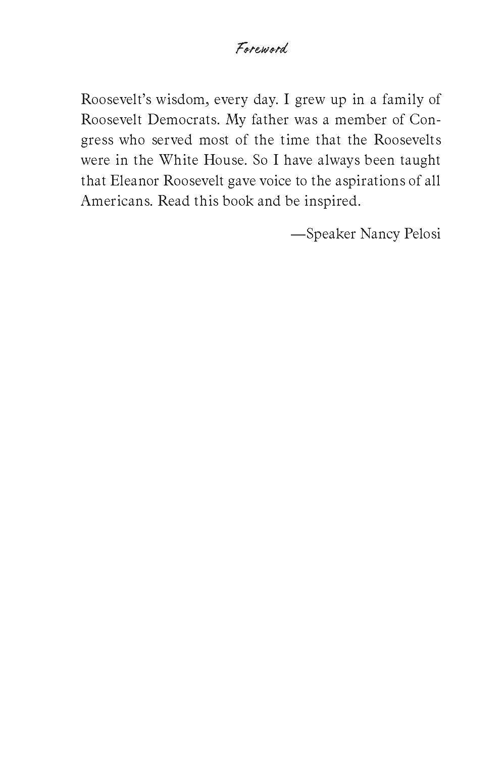 What Are We For?: The Words and Ideals of Eleanor Roosevelt