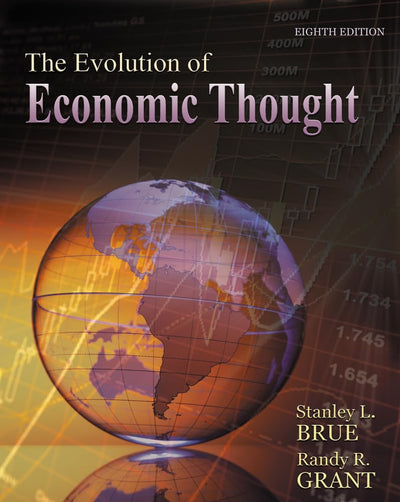 The Evolution of Economic Thought by Brue, Stanley