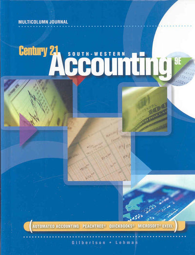 Century 21 Accounting: Multicolumn Journal (Available Titles CengageNOW)