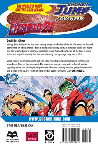 Eyeshield 21, Volume 12 — back cover