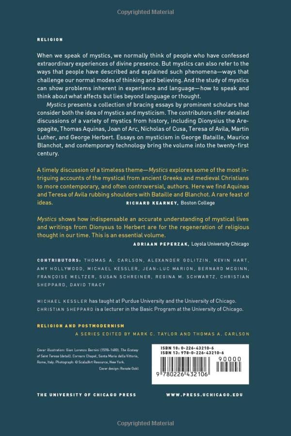Mystics: Presence and Aporia (Religion and Postmodernism)
