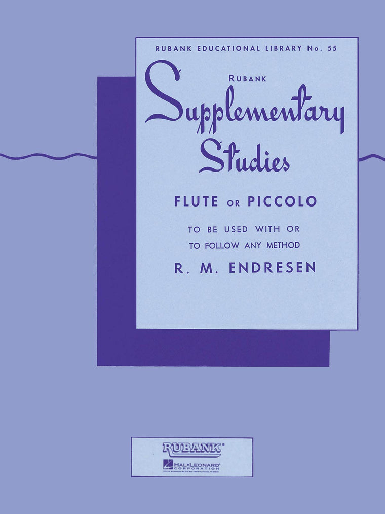 Supplementary Studies: Flute (Rubank Educational Library)