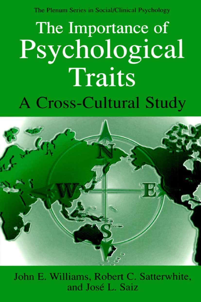 The Importance of Psychological Traits: A Cross-Cultural Study (The Springer Series in Social Clinical Psychology)