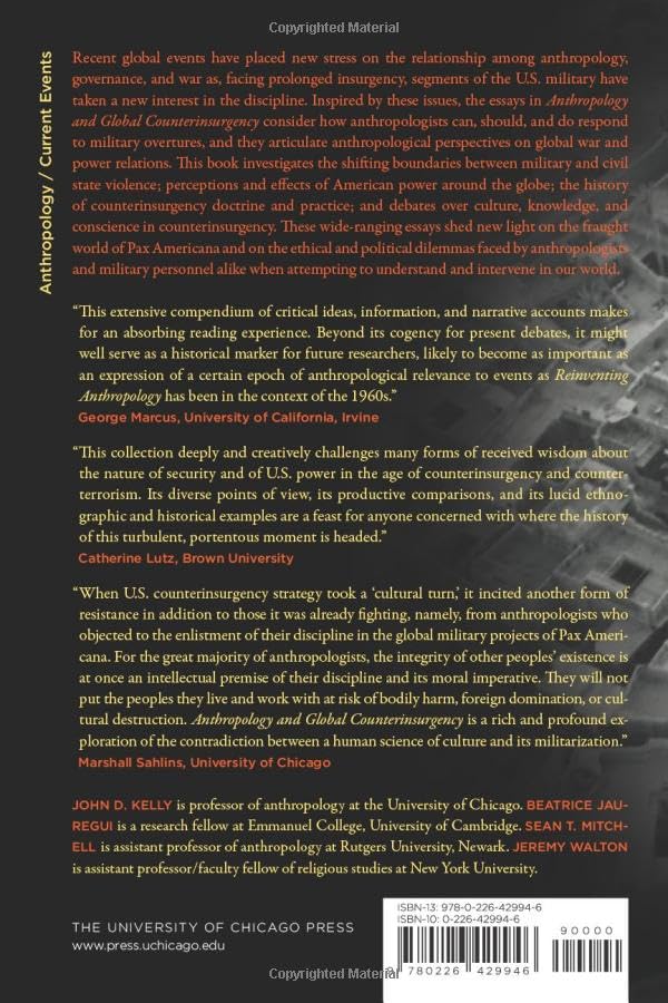 Anthropology and Global Counterinsurgency