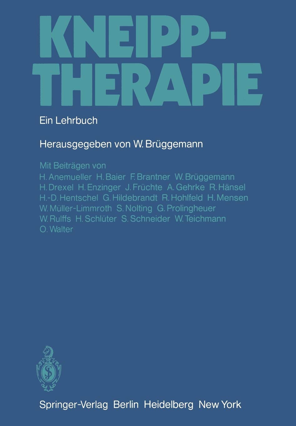 Kneipptherapie: Ein Lehrbuch (German Edition)