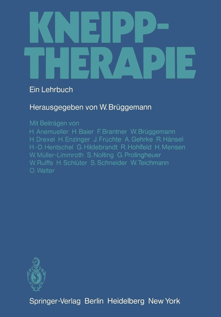 Kneipptherapie: Ein Lehrbuch (German Edition)
