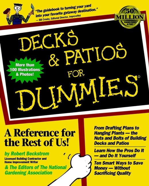 Decks and Patios For Dummies by Beckstrom, Robert